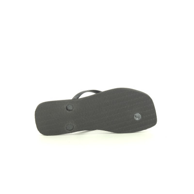 HAVAIANAS SQUARE LOGO METAL Noir