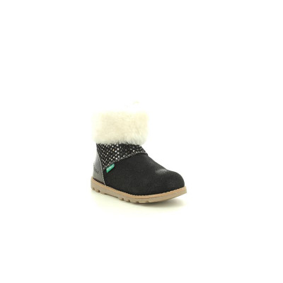 KICKERS JUNIOR NONOFUR Noir