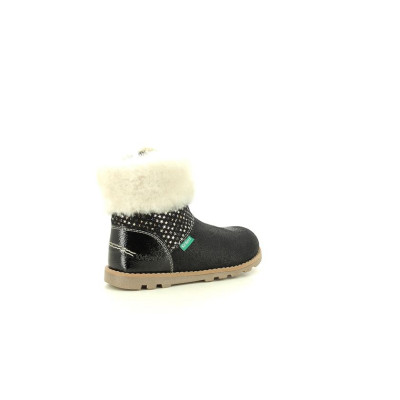 KICKERS JUNIOR NONOFUR Noir