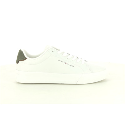 TOMMY HILFIGER TH COURT LTH DETAIL ESS Blanc