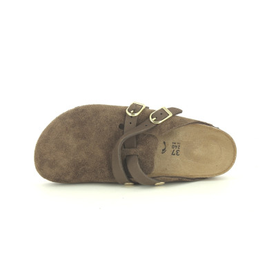 BIRKENSTOCK BLAIR SUEDE LEATHER WOMEN Marron