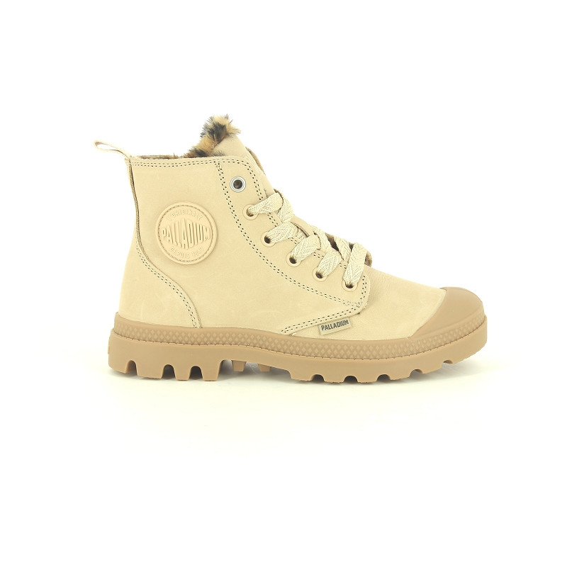 PALLADIUM PAMPA HI ZIP WL Beige