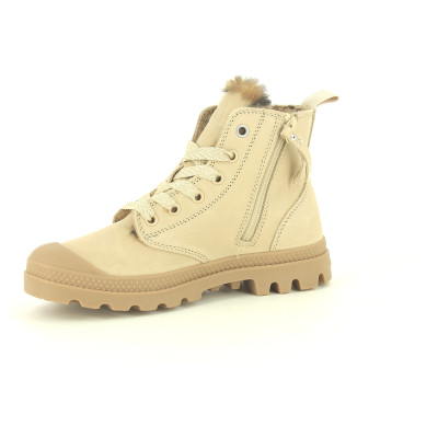 PALLADIUM PAMPA HI ZIP WL Beige
