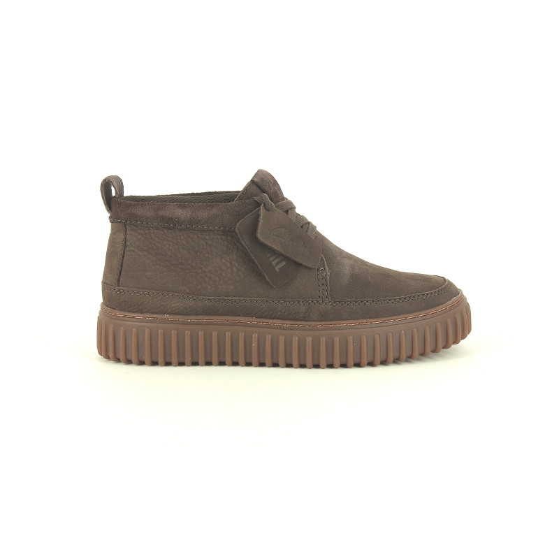 CLARKS TORHILL LACE HI Marron