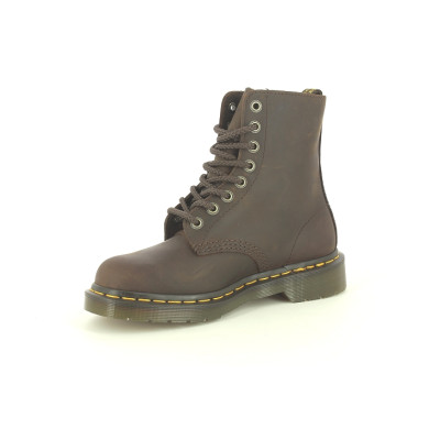 DR MARTENS 1460 PASCAL EMBOSS FLORAL Marron