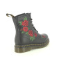 DR MARTENS 1460 VONDA ROSES Noir