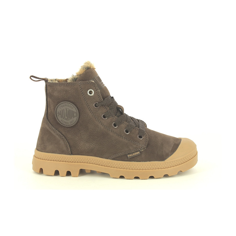 PALLADIUM PAMPA HI ZIP WL WILD Marron