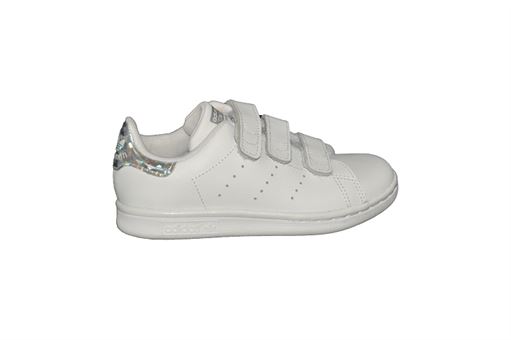 CORE HI STAN SMITH CF C:Cuir/Blanc/Brillant/