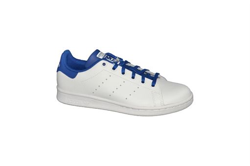 F91260 STAN SMITH J:Cuir/Blanc/Blue/