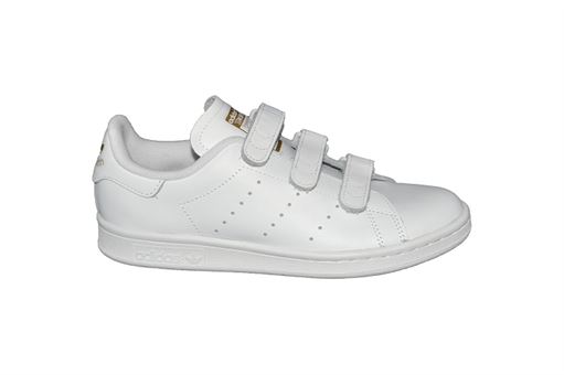 CTAS HI 2X OX STAN VELVRO CF ADULTE:Cuir/Blanc/Or/