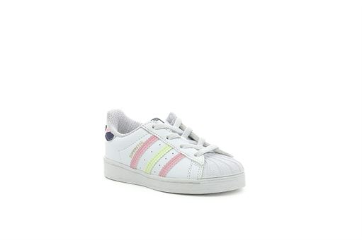 1150 GALAX SUPERSTAR EL I:Cuir/Rose/Vert/