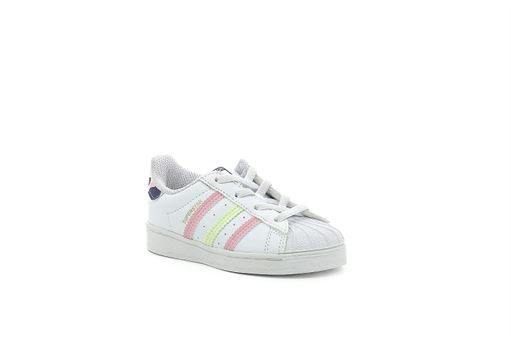 CLASSIC NYLON SUPERSTAR EL I:Cuir/Rose/Vert/