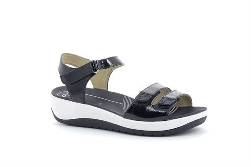 ADILETTE J 1225930:Cuir/Navy//