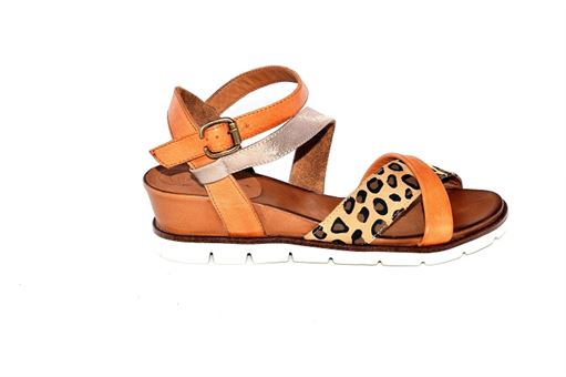 24440 SAFARI:Cuir/Cognac/Léopard/