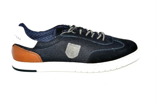 CLASSIC NYLON 91 802:Cuir/Navy/Blanc/