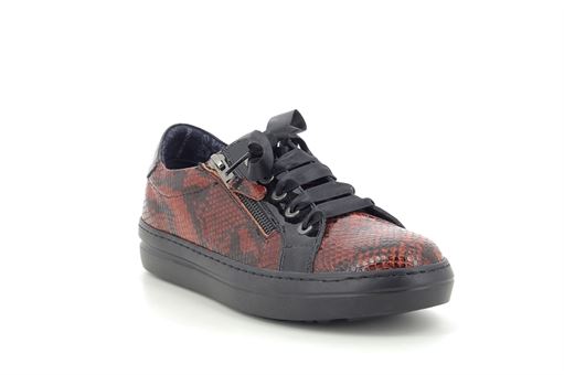 D5826 8397:Cuir/Orange/Python/