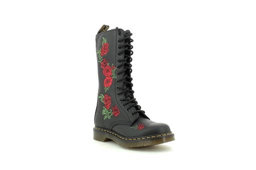 ALMA 1914 VONDA HI:Cuir/Noir/Rose/