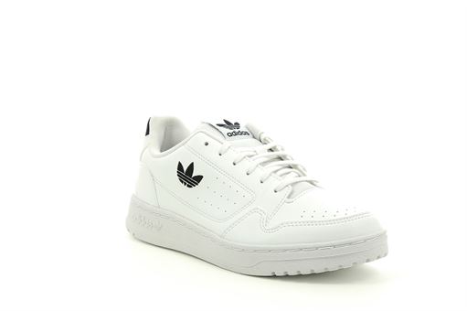 VULC FLATFORM LACEUP LTH REFL WN NY 90 J:Cuir/Blanc/Noir/