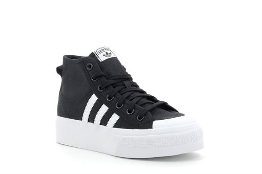 YUNG 96 MENS NIZZA PLATFORM MID:Cuir/Noir/Blanc/