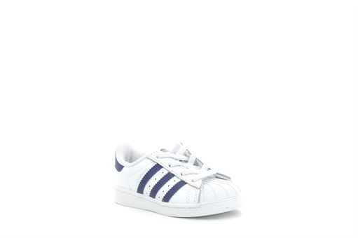 JR CORE OX SUPERSTAR EL I:Cuir/Blanc/Marine/