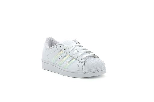 LACEUP MIX CYCL SUPERSTAR C:Cuir/Blanc/Miroir/