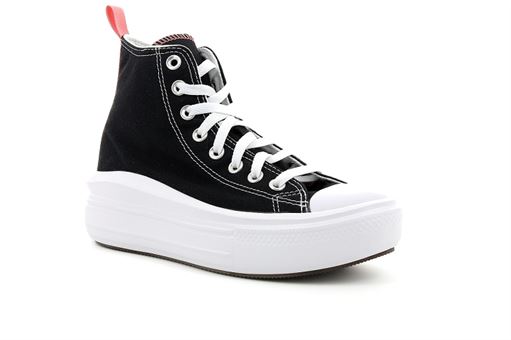 68211 CTAS MOVE HI JR:Toile/Noir/Rose/