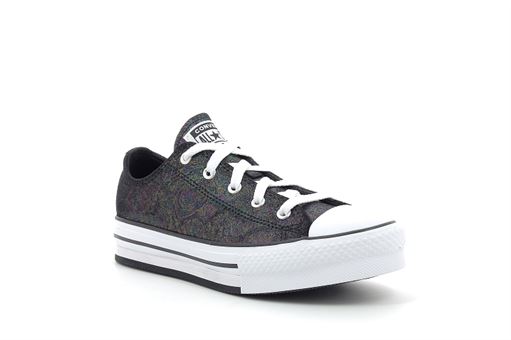 CTAS LIFT HI CHUCKTAYLOR LIFT OX:Toile/Noir/Multi/