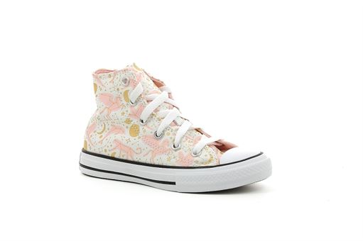 RUNNER LACEUP EVA CTAS HI:Blanc/Rose/