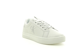 CALVIN KLEIN CUPSOLE LACE UP LOW LHR<br>Blanc