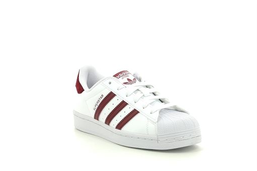 GANKO SUPERSTAR J:Cuir/Blanc/Bordeau/
