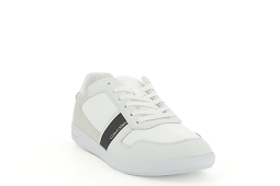 CALVIN KLEIN LOW TOP LACE UP MIX<br>Blanc