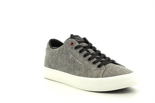 TOMMY HILFIGER TH  HI VULC CORE CHAMBRAY<br>Gris clair