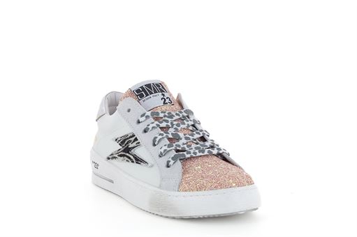 28295 MAYA 9518:Cuir/Blanc/Gris/