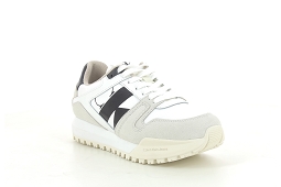 Calvin klein sneakers toothy run lace up blanc