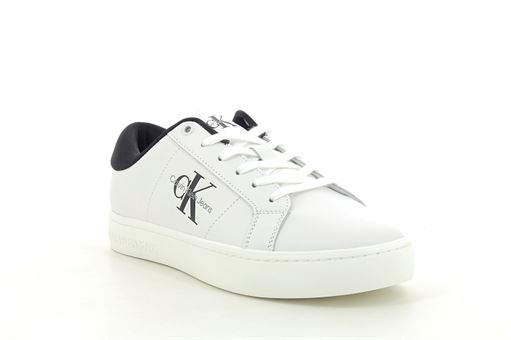 CALVIN KLEIN CLASSIC CUPSOLE LACE U P LOW LTH<br>Blanc