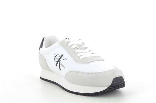 CALVIN KLEIN RETRO RUNNER SU NY MONO<br>Blanc