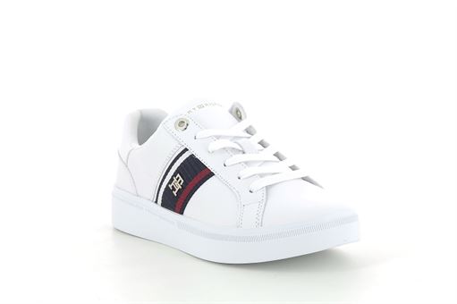 TOMMY HILFIGER CORP WEDDING SNEAKER<br>Blanc