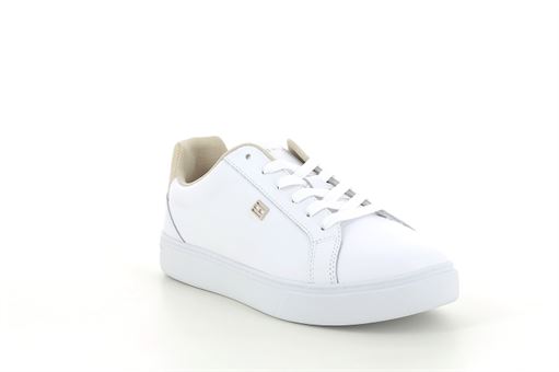 TOMMY HILFIGER ESSENTIAL COURT SNEAKER<br>Blanc