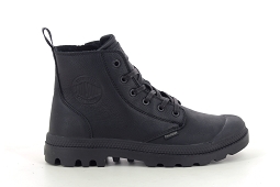 PALLADIUM PAMPA ZIP LEATHER ESS<br>Noir
