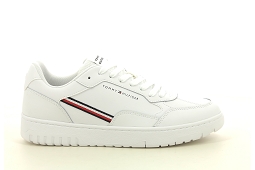TOMMY HILFIGER TH BASKET CORE STRIPES<br>Blanc