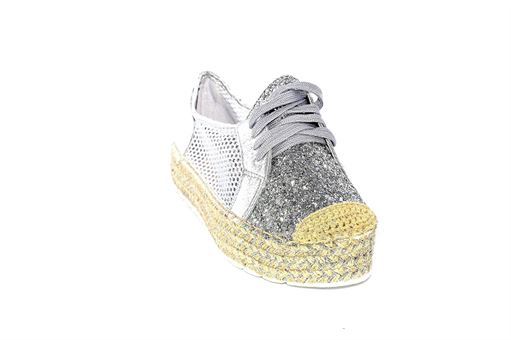  CORALIE<br>Cuir Argent  