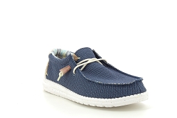 RUNNER LACE UP R POLY WALLY ECO STRETCH:Toile/Marine//