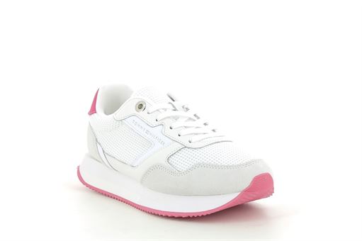 TOMMY HILFIGER ESSENTIEL MESH RUNNER<br>Blanc