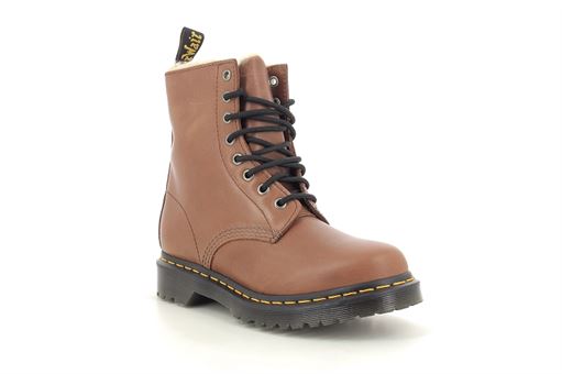 DR MARTENS 1460 SERENA FOURRE<br>Camel