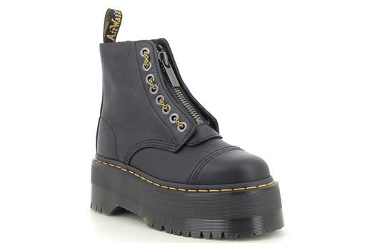 ADILETTE COMFORT SINCLAIR MAX:Cuir/Noir//