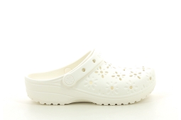 CROCS CLASSIC FLORAL<br>Blanc