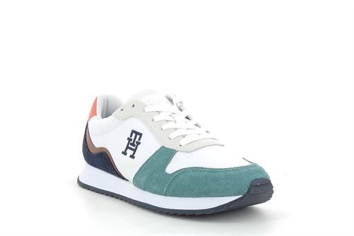 TOMMY HILFIGER RUNNER EVO LTH<br>Blanc