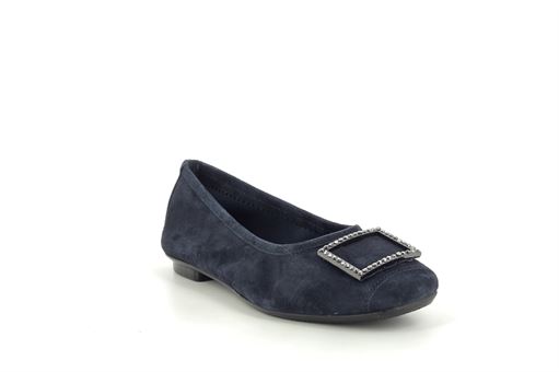  HAMARANTE<br>Cuir Velours Bleu 