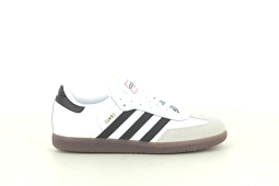  SAMBA J<br>Cuir Blanc Noir 