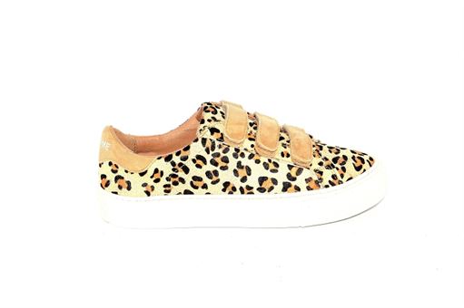  ARCADE STRAPS<br>Cuir Beige Léopard 